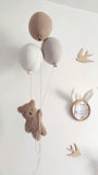 Nounours & ballons - Vichy Beige