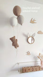 Nounours & ballons - Vichy Beige