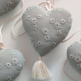 Guirlande de coeurs - Vert