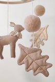 Mobile décoratif - Biche & feuilles de chêne