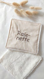 Lingettes lavables humour pour Bébé