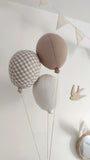 Lapin & ballons - Vichy Beige