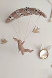 Lapin en parapente - Beige Graou