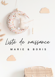 LISTE DE NAISSANCE - Marie & Boris