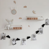Photo holder garland - Black & White