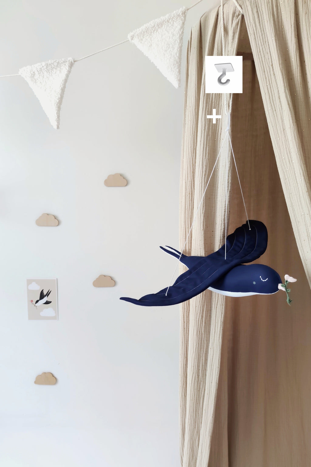 Maxi hirondelle - Bleu marine