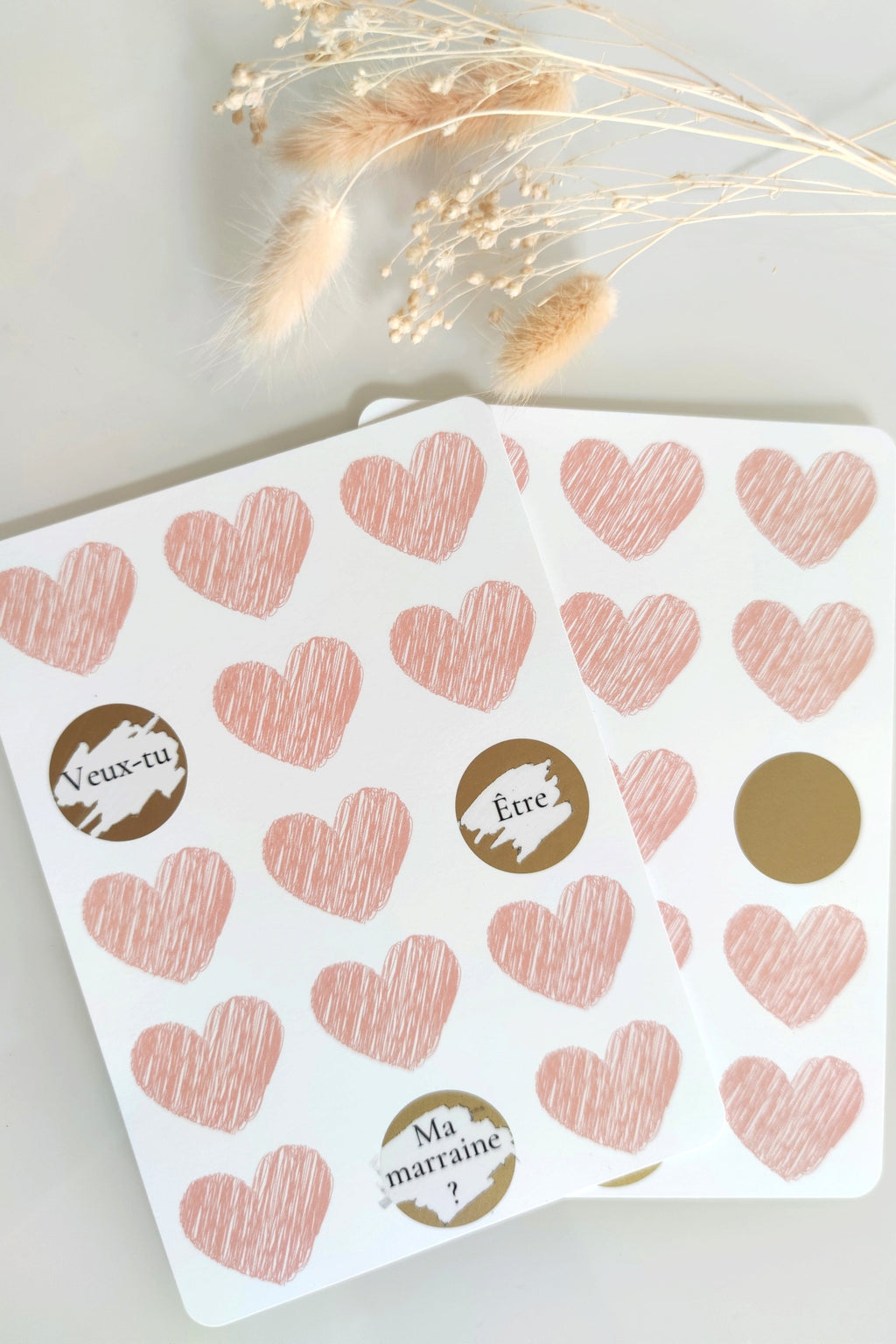 Carte surprise à gratter - Marraine