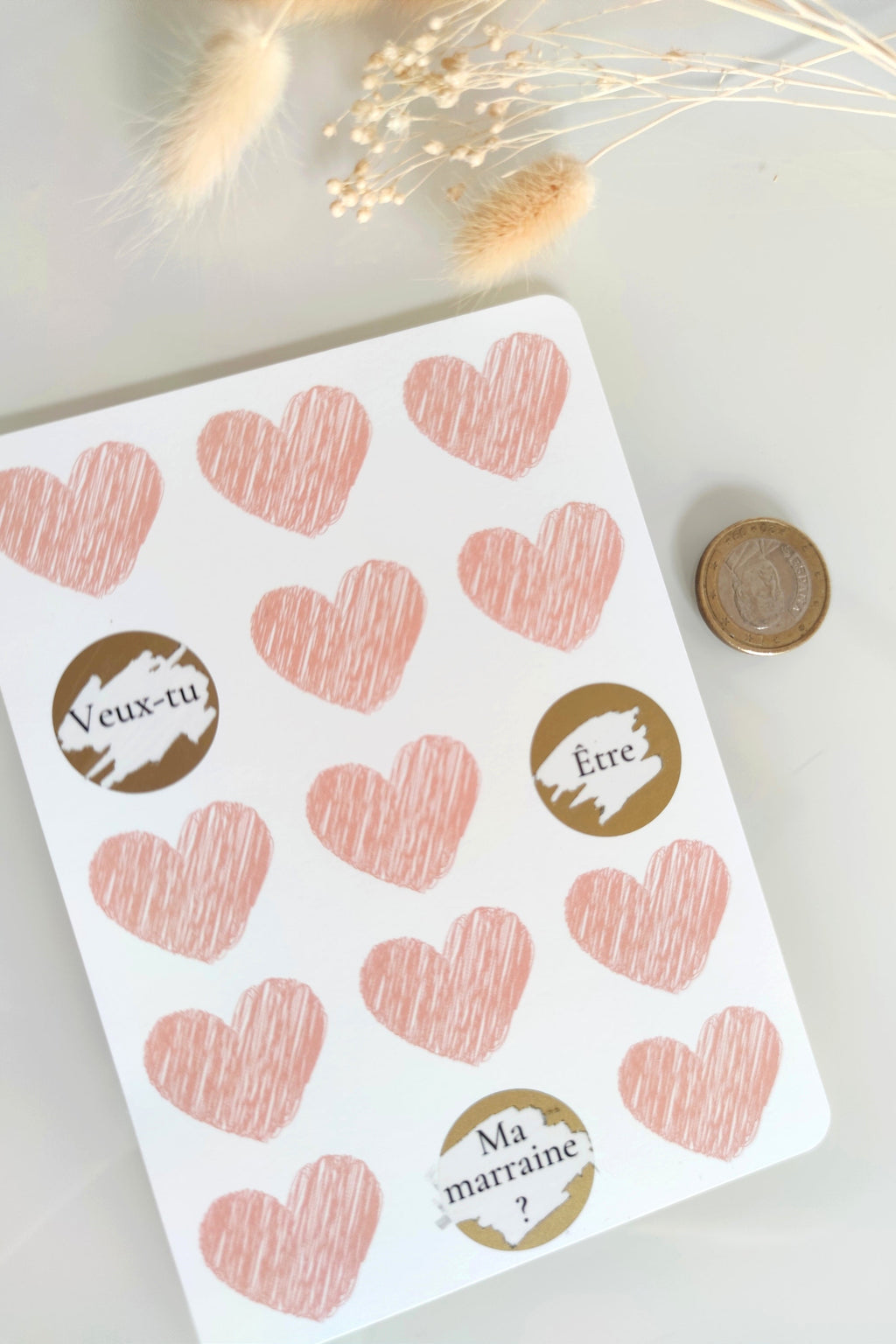 Carte surprise à gratter - Marraine