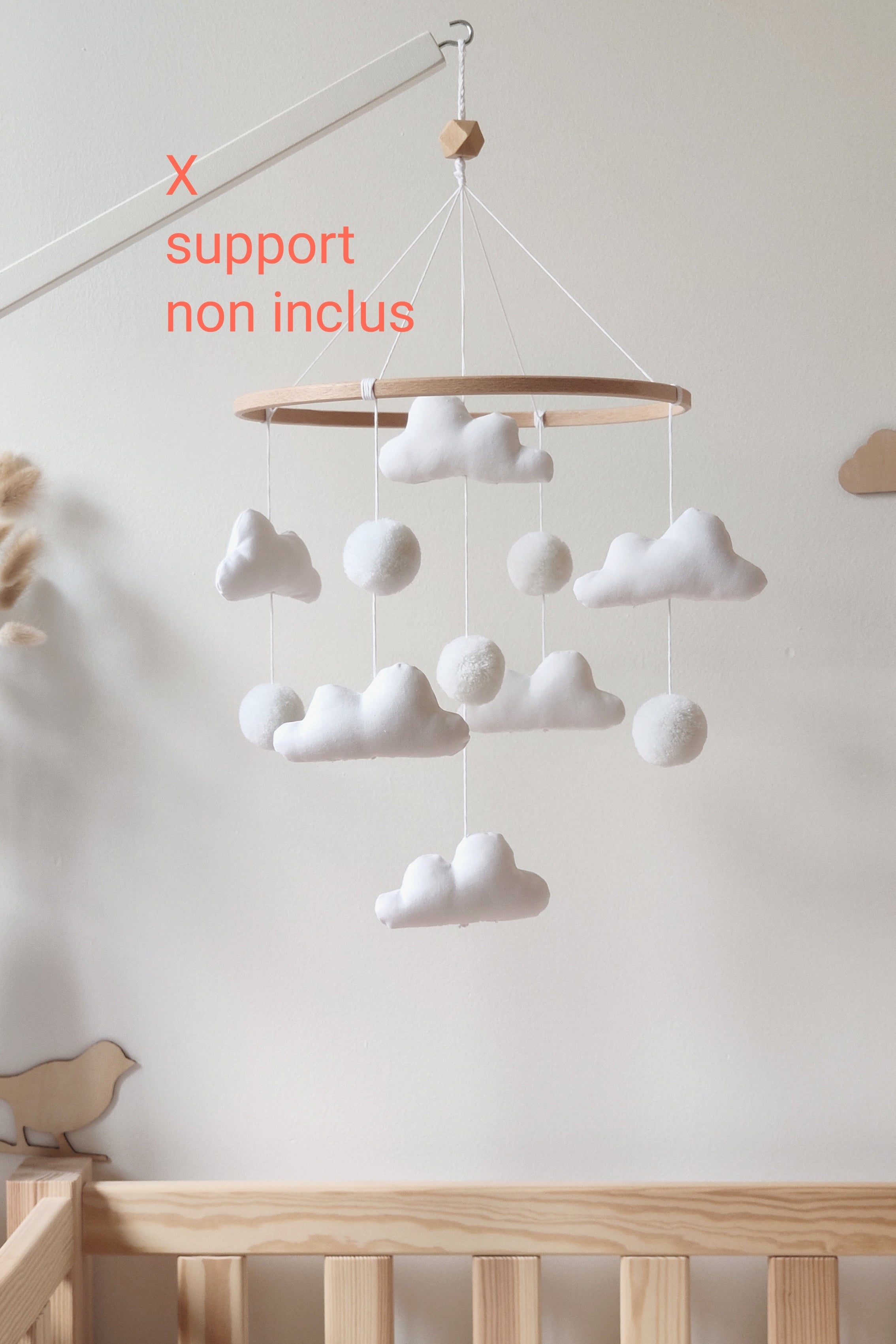 Mobile Clouds White - Customizable