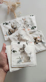 Lot de 6 lingettes lavables - Animaux