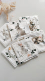 Lot de 6 lingettes lavables - Animaux