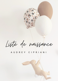 LISTE DE NAISSANCE - AUDREY C.