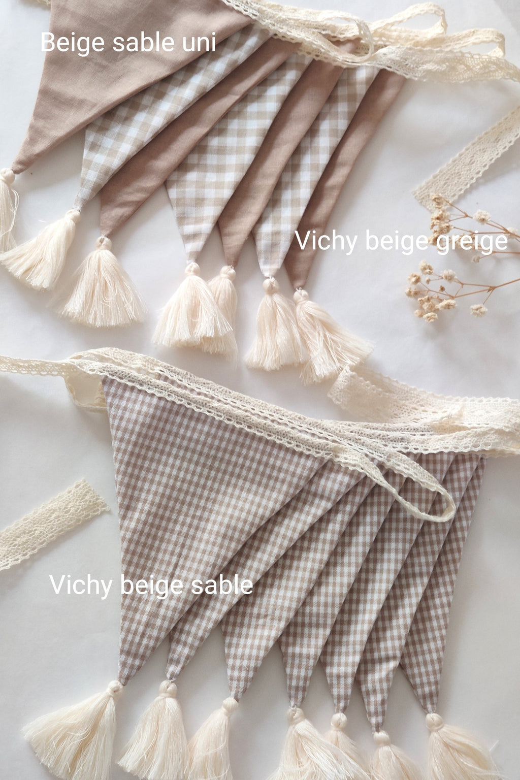 Guirlande de fanions - Personnalisable