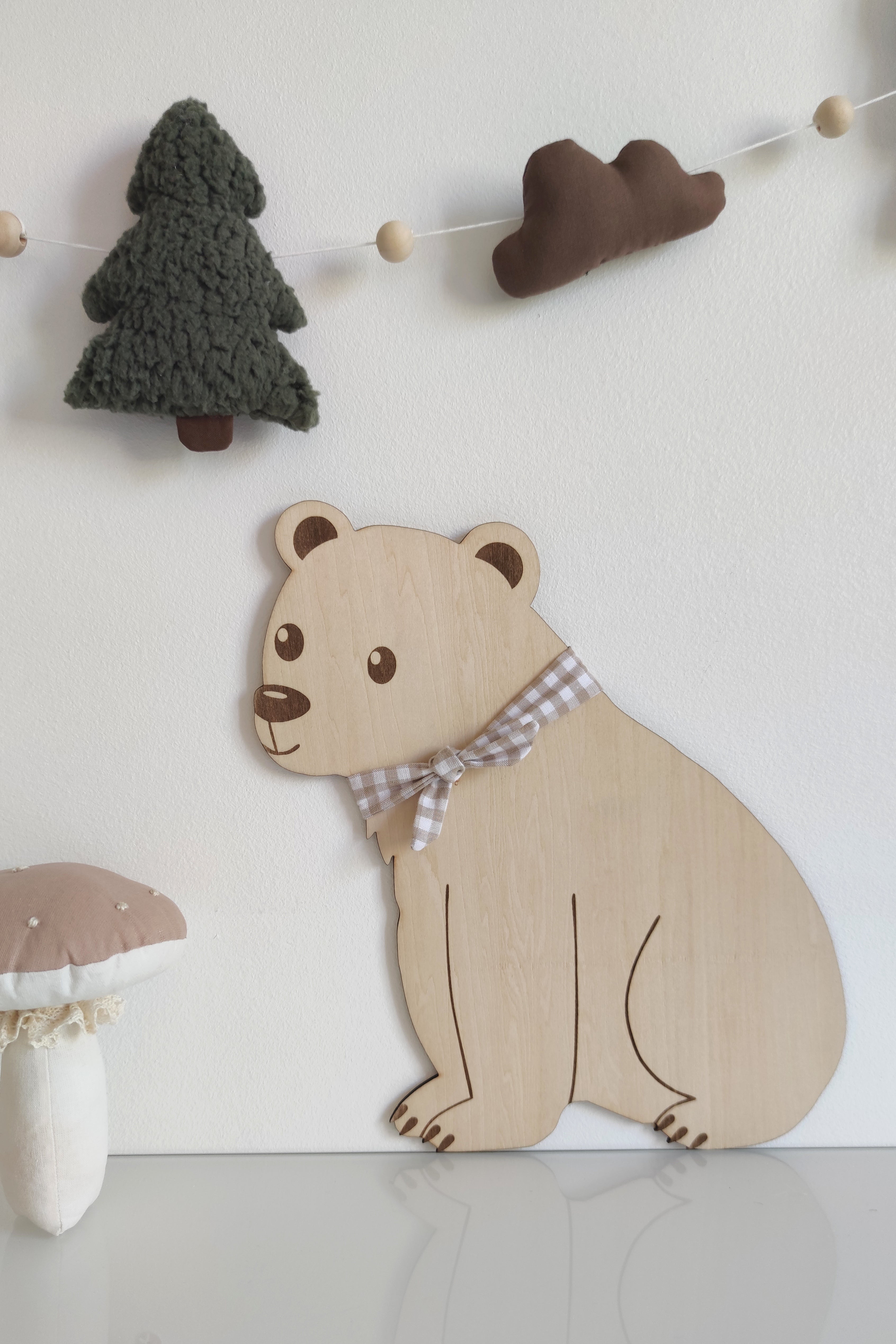 Forme en bois - Ours