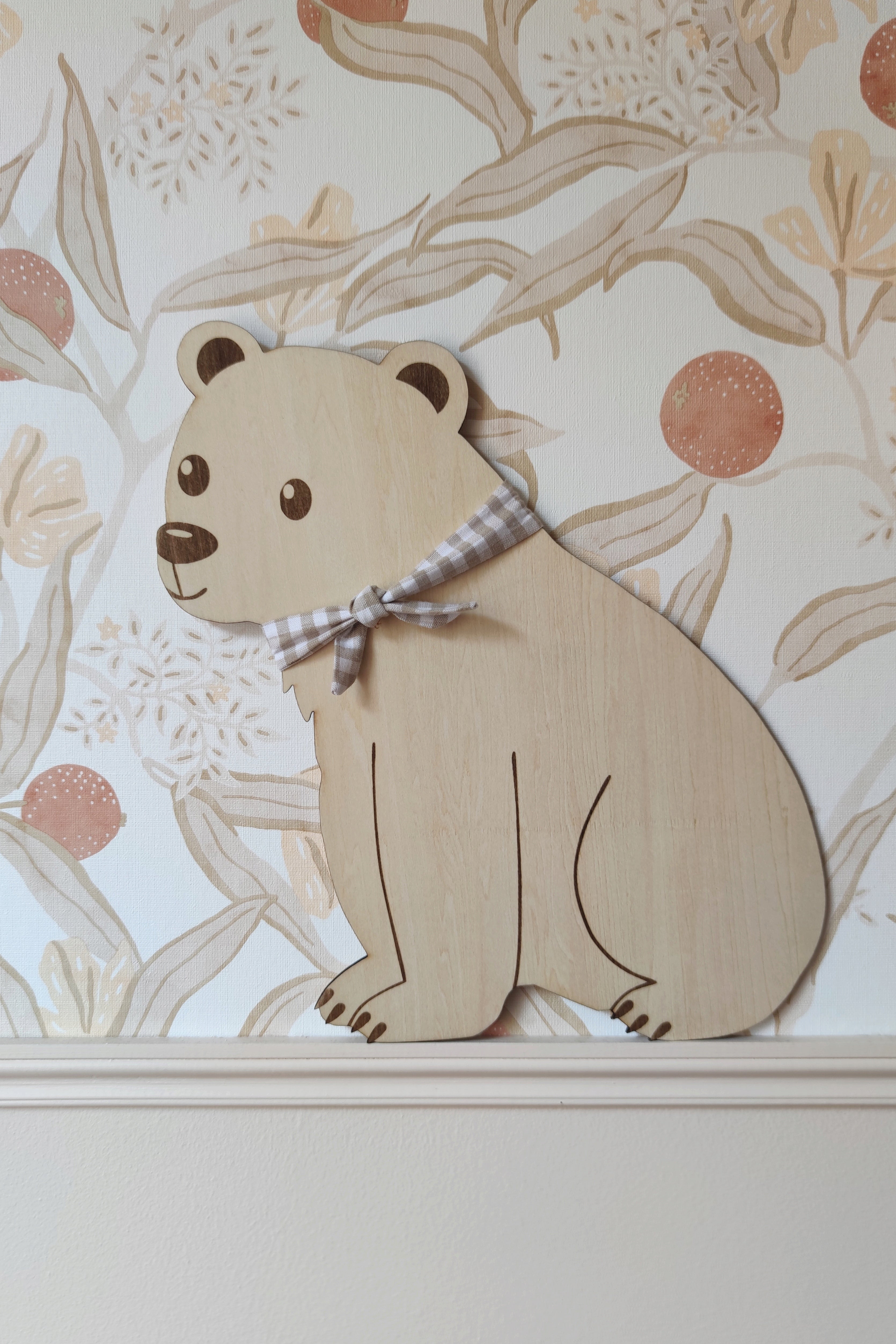 Forme en bois - Ours