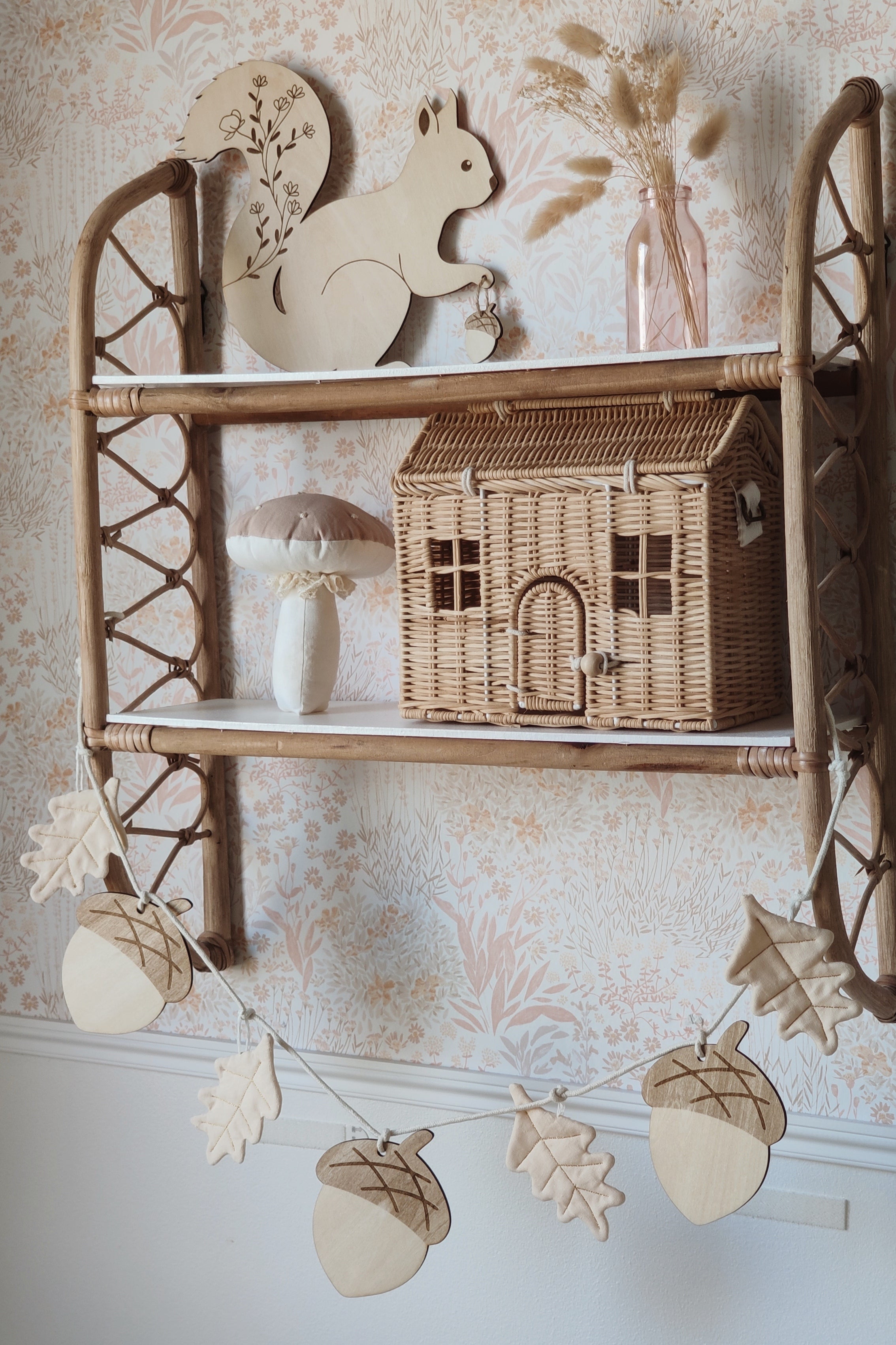 Guirlande chêne beige