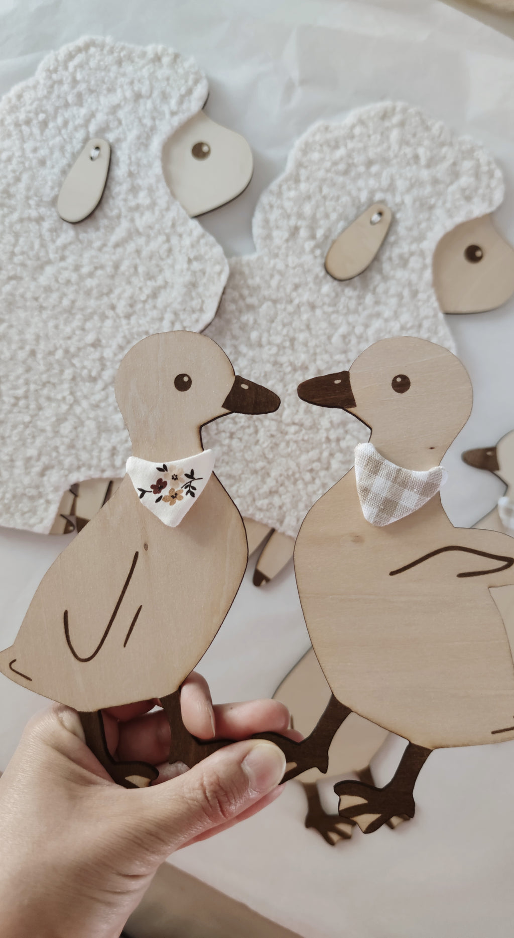 Forme en bois - Petit oison