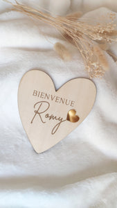 Carte de Bienvenue - Coeur