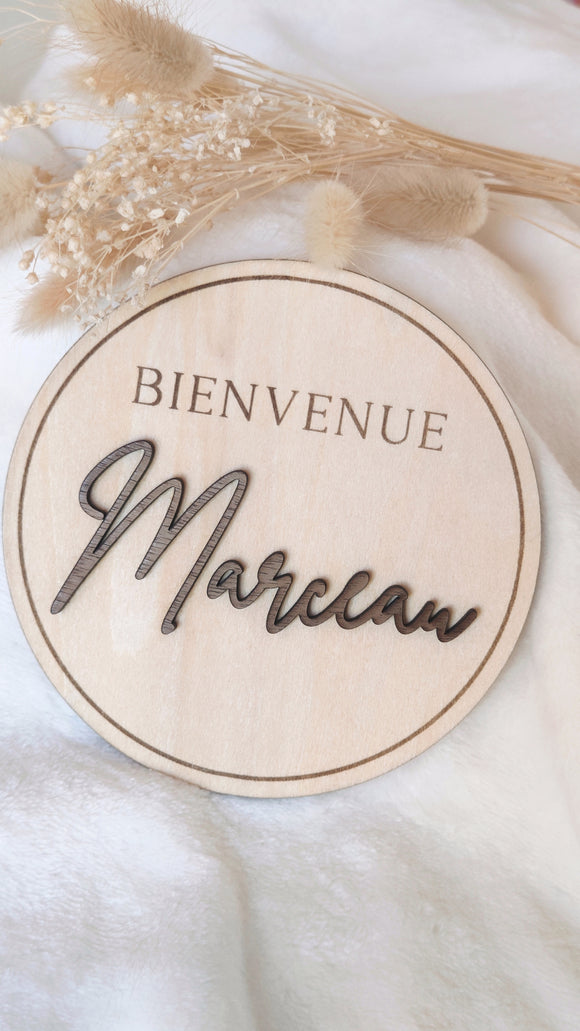 Carte de Bienvenue - Intemporel