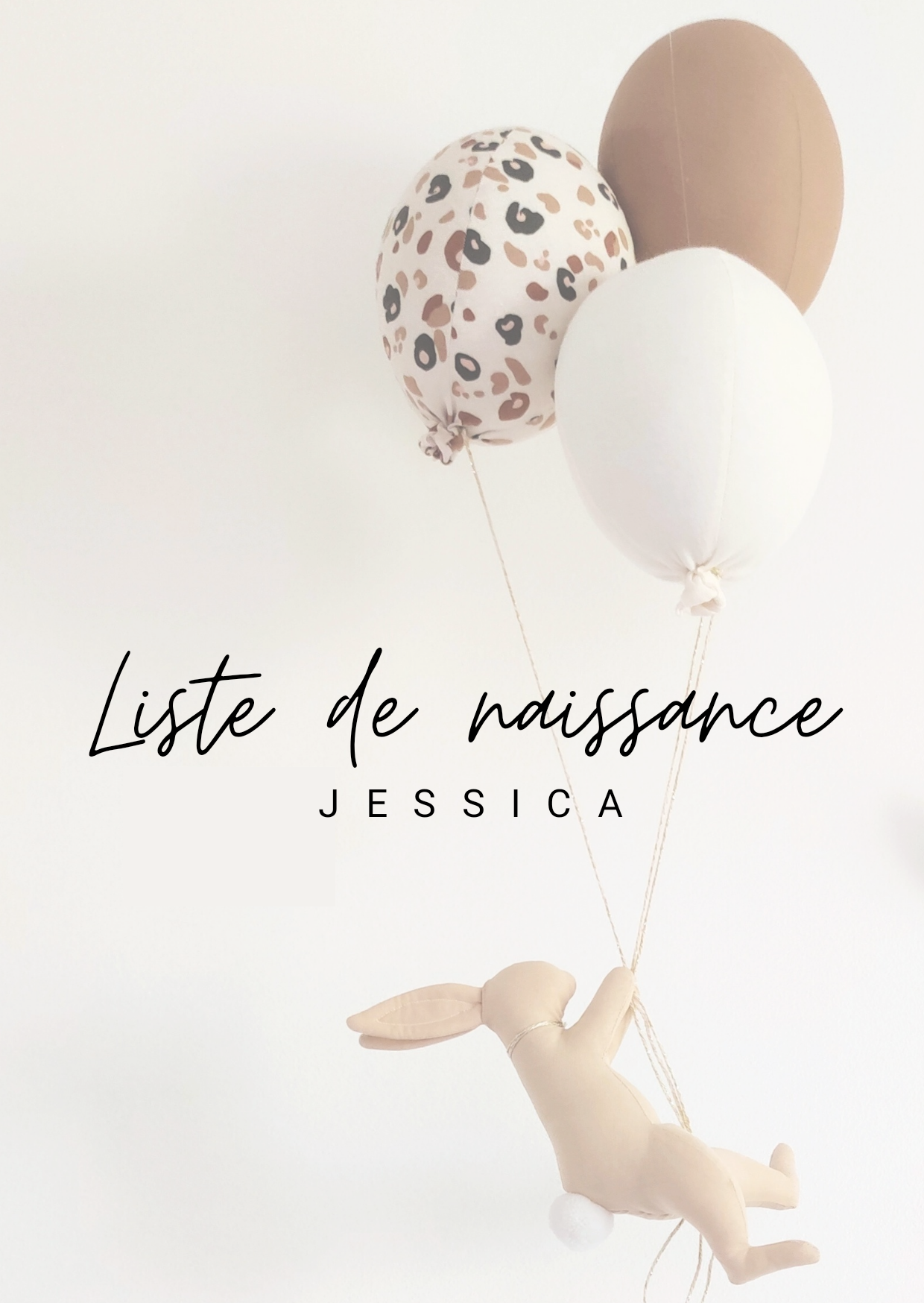 LISTE DE NAISSANCE - Jessica (Suspension Ballons)