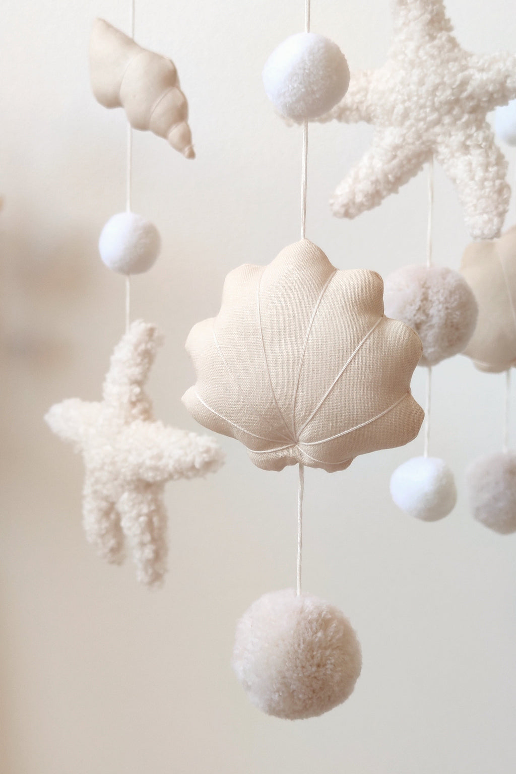 Mobile décoratif - coquillages & étoiles de mer