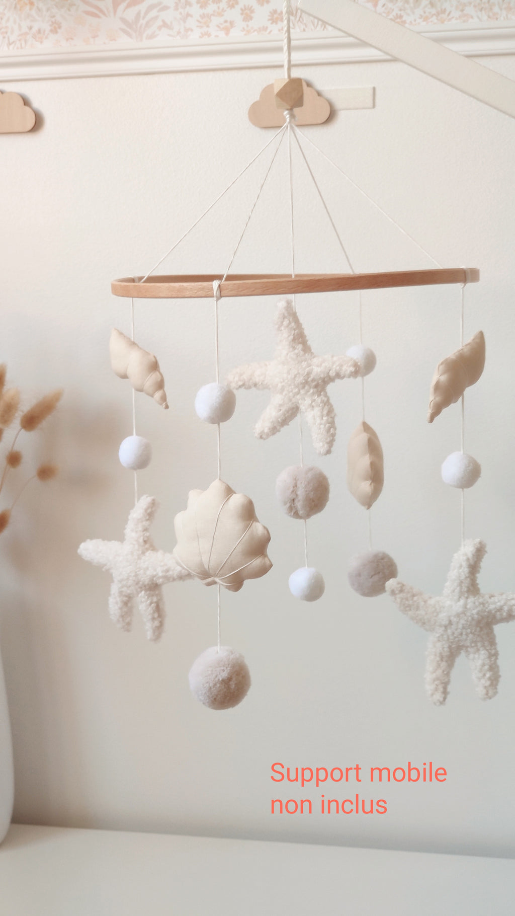Mobile décoratif - coquillages & étoiles de mer