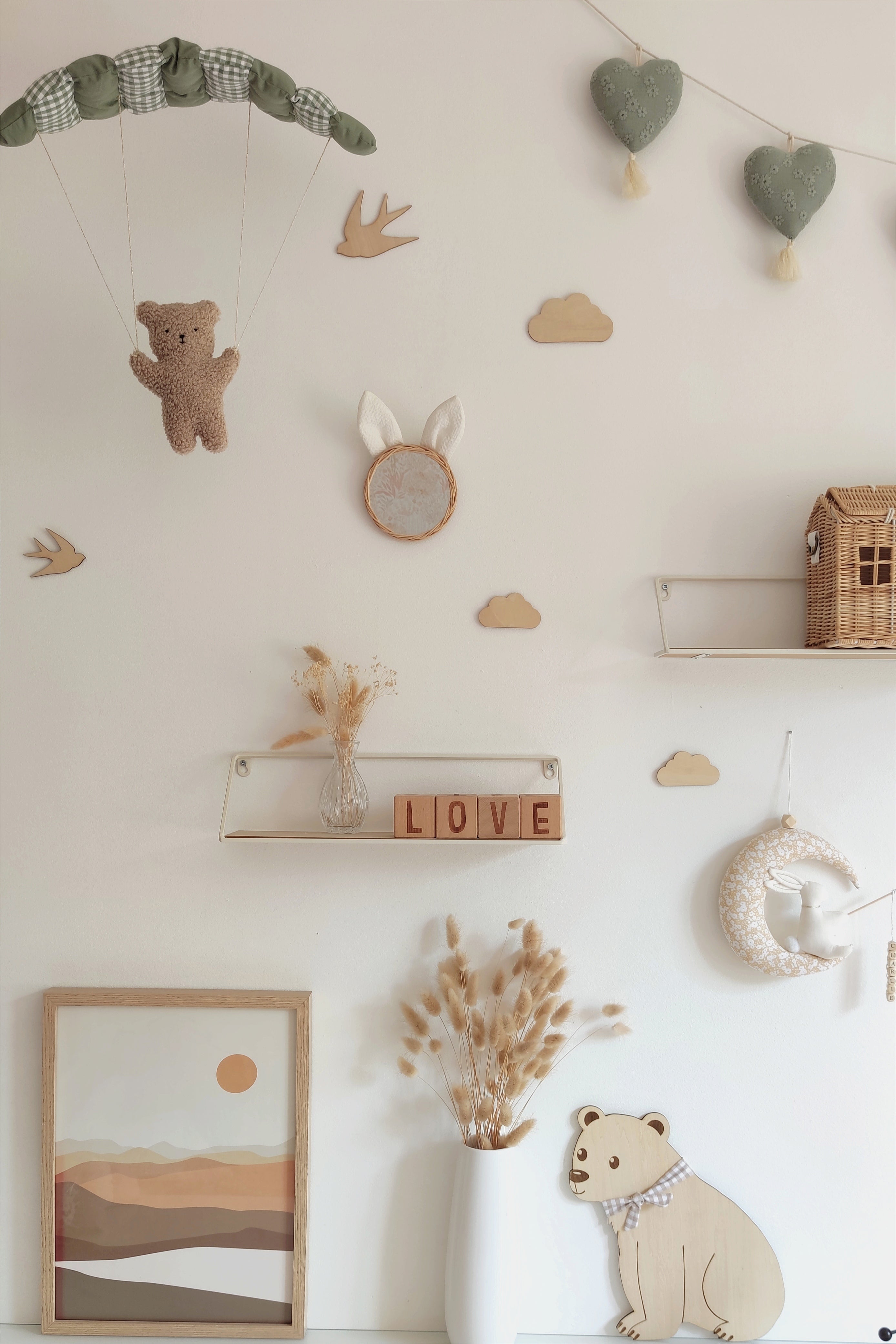 Nounours en parapente - Vichy vert