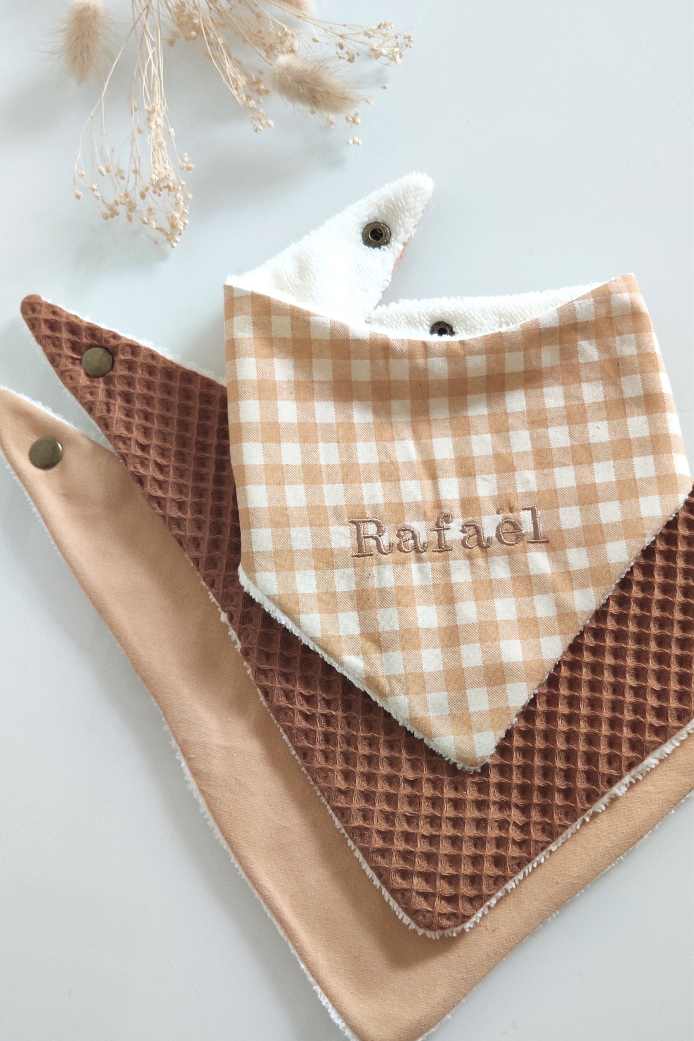 Bavoir BRODÉ Personnalisable - à l'unité