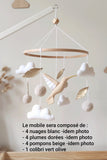 Mobile décoratif Colibri - vert olive