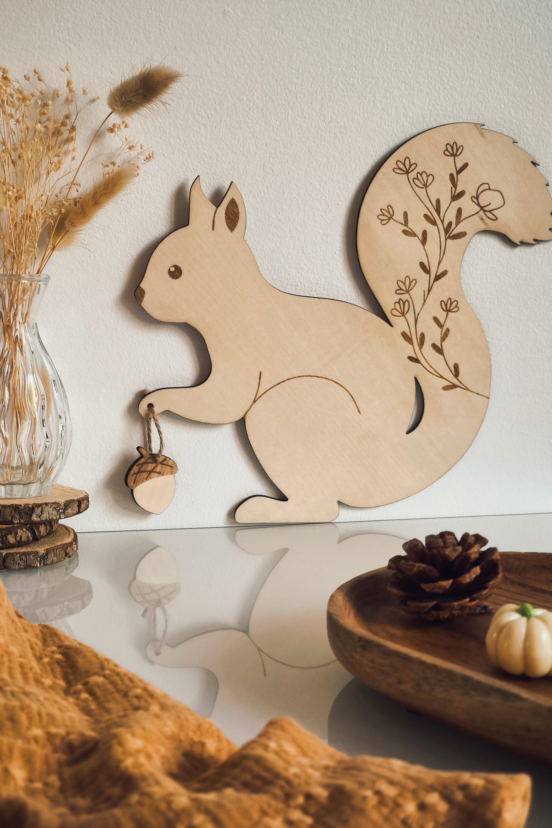 Forme en bois - Écureuil