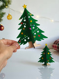 🖌️Activité Créative- Kit pour Peindre 2 Sapins de Noël
