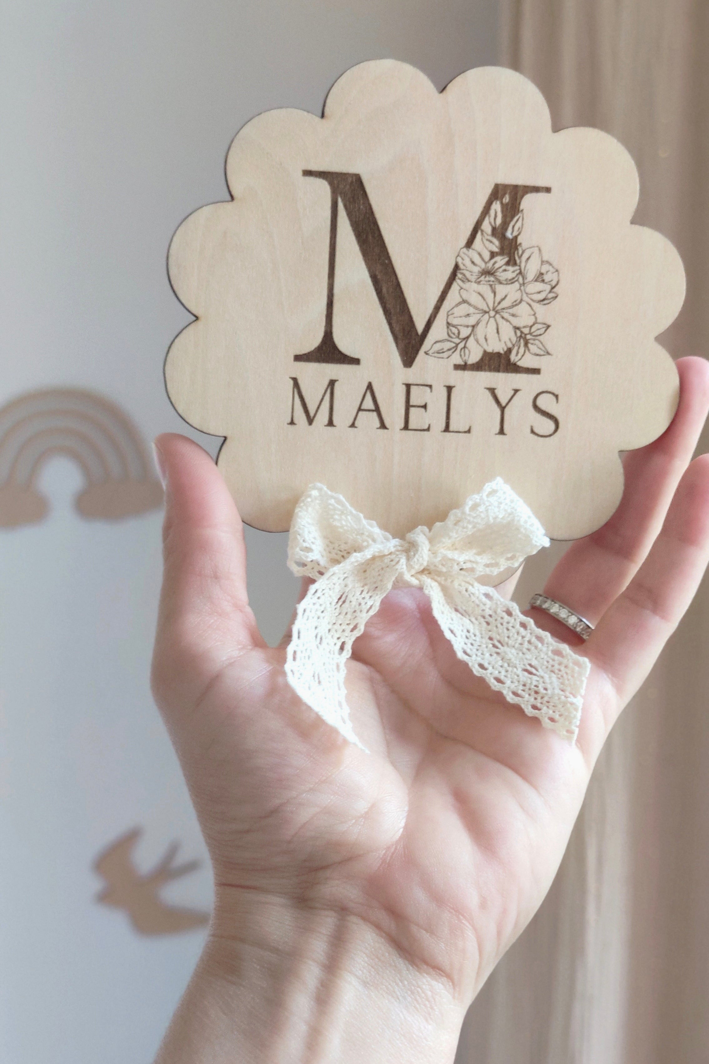 Carte de Bienvenue - Dentelle