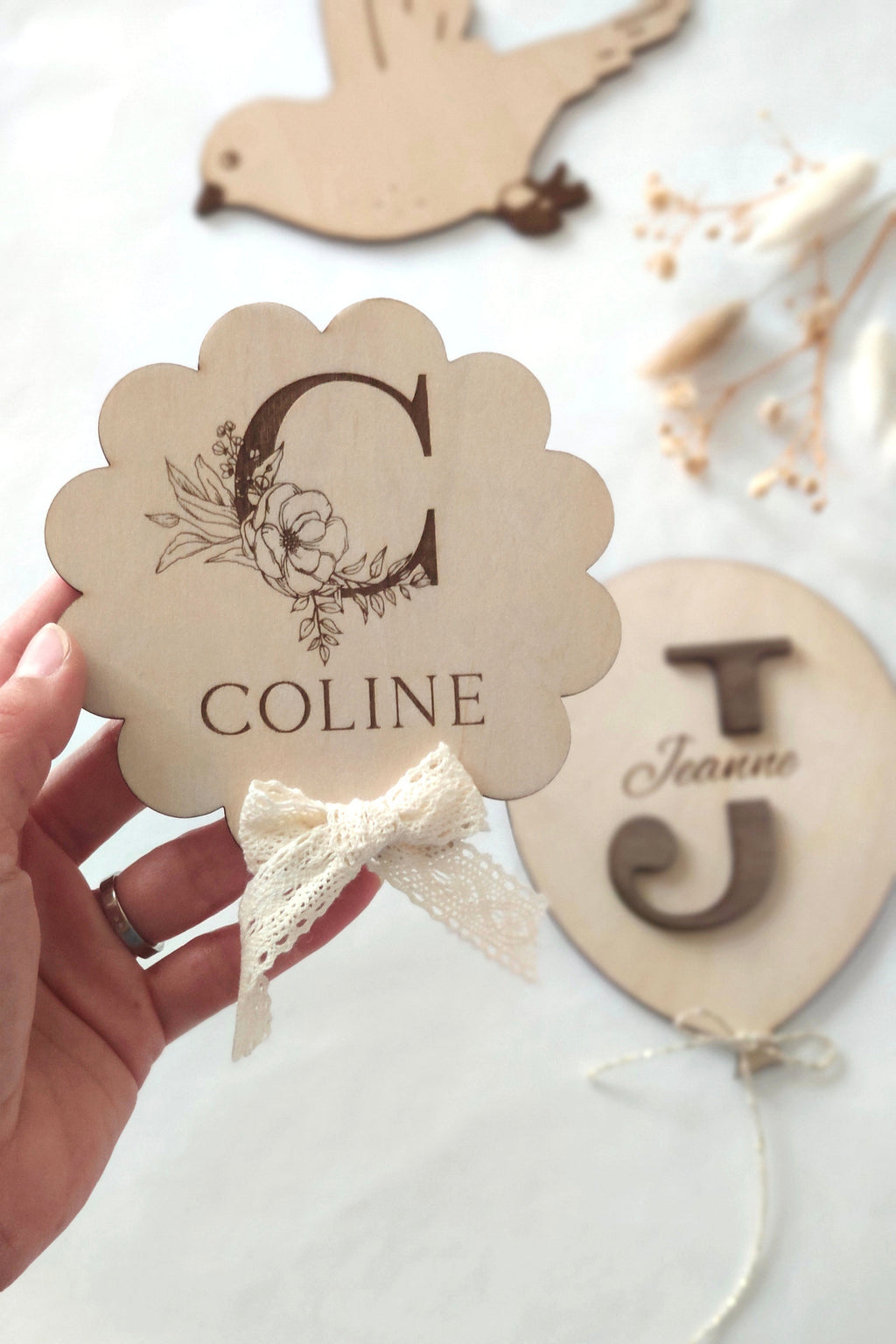 Carte de Bienvenue - Dentelle