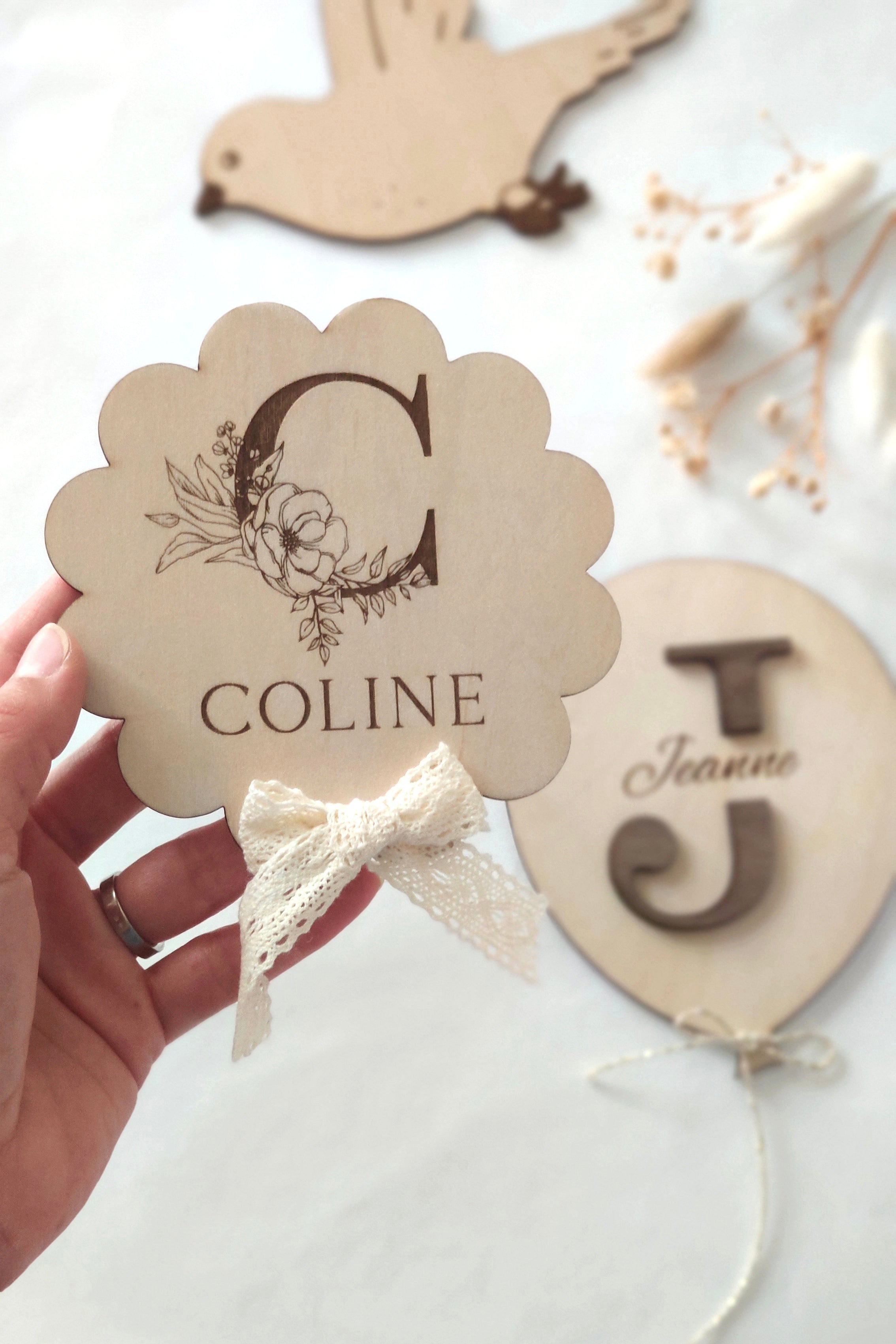 Carte de Bienvenue - Dentelle