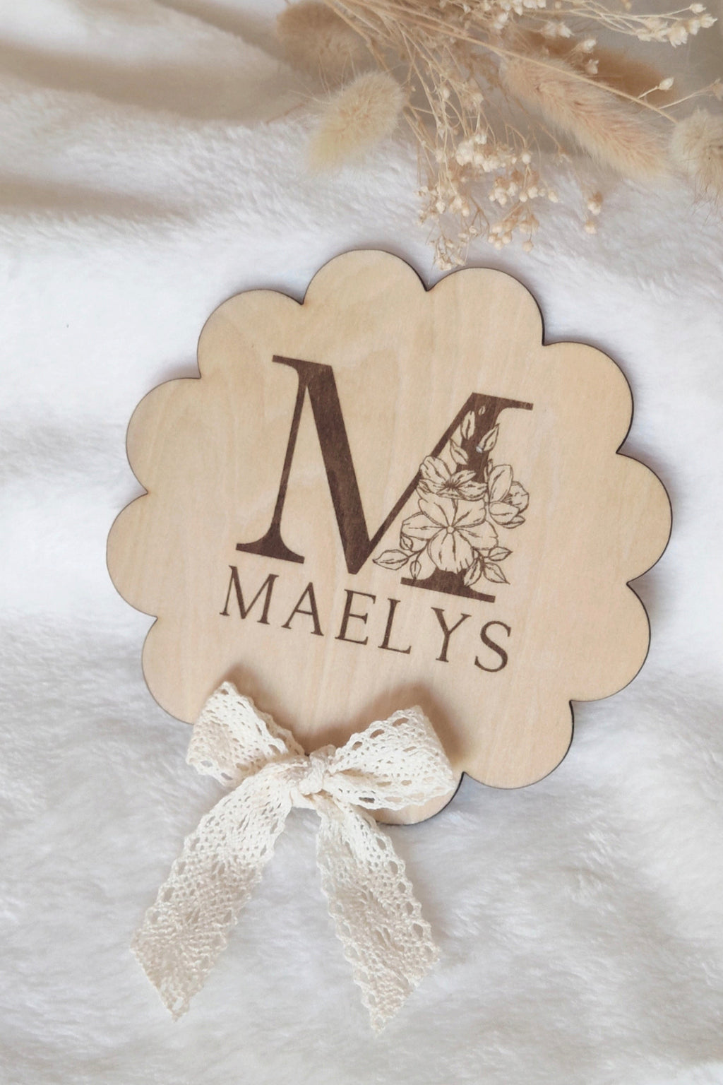 Carte de Bienvenue - Dentelle