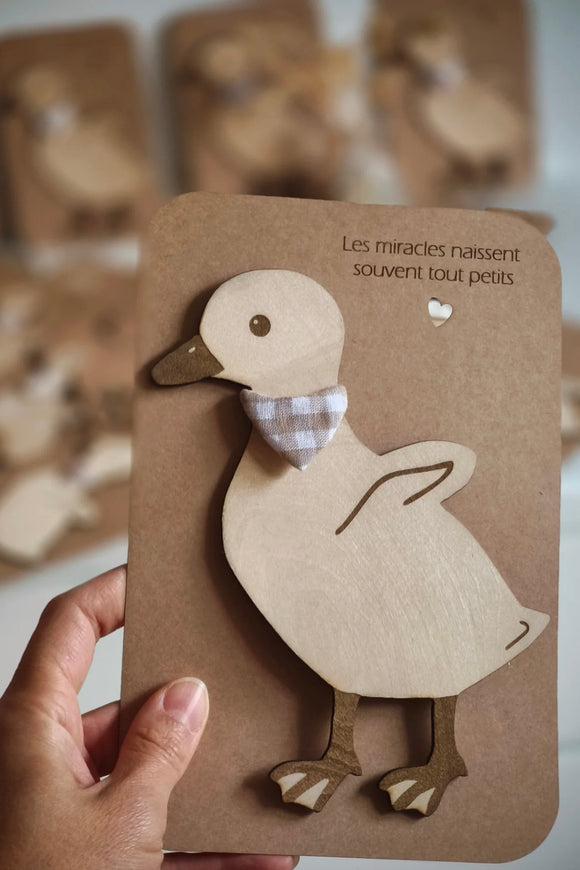 Forme en bois - Petit oison