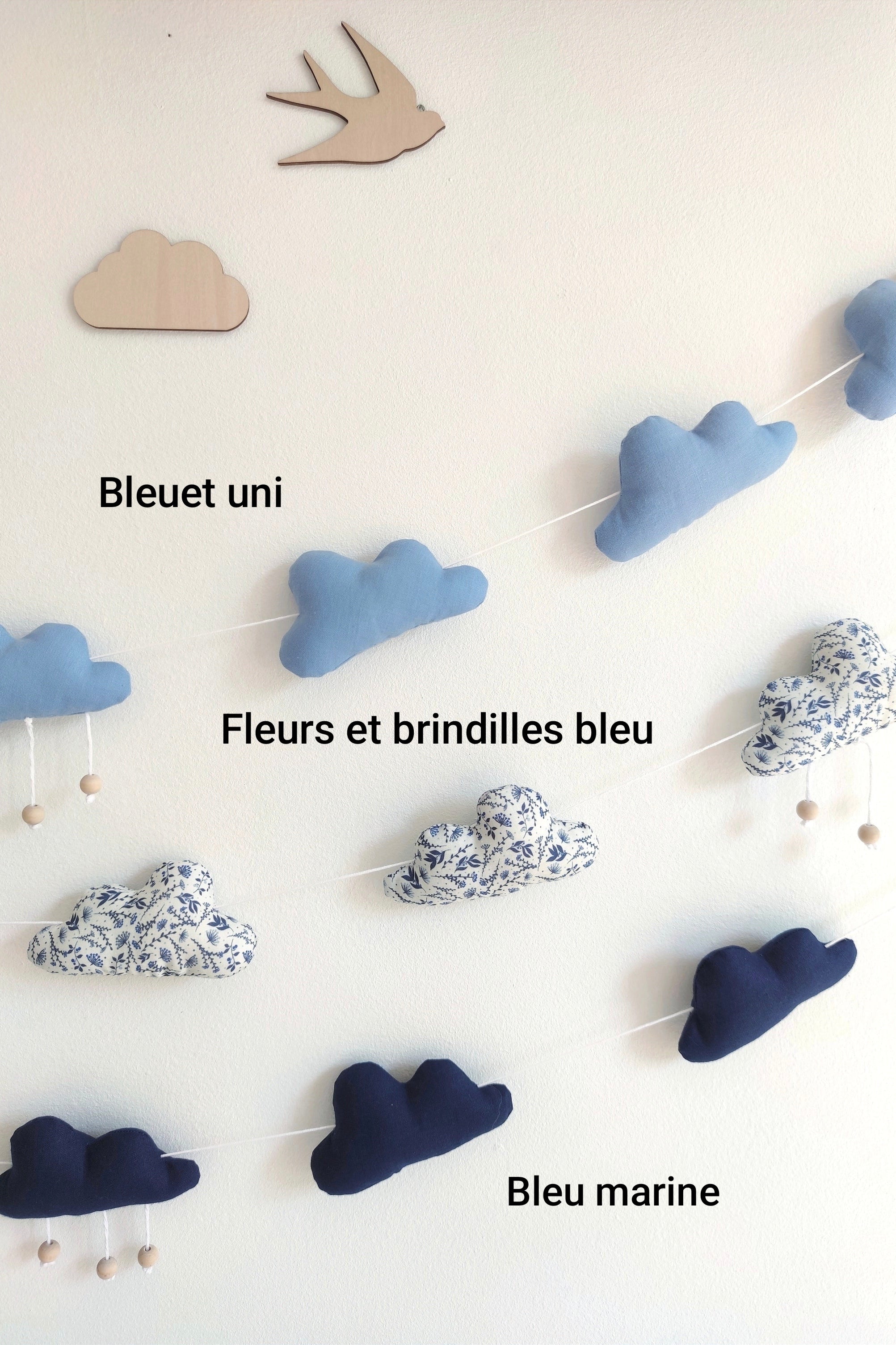 Photo holder garland - Yellow &amp; orange