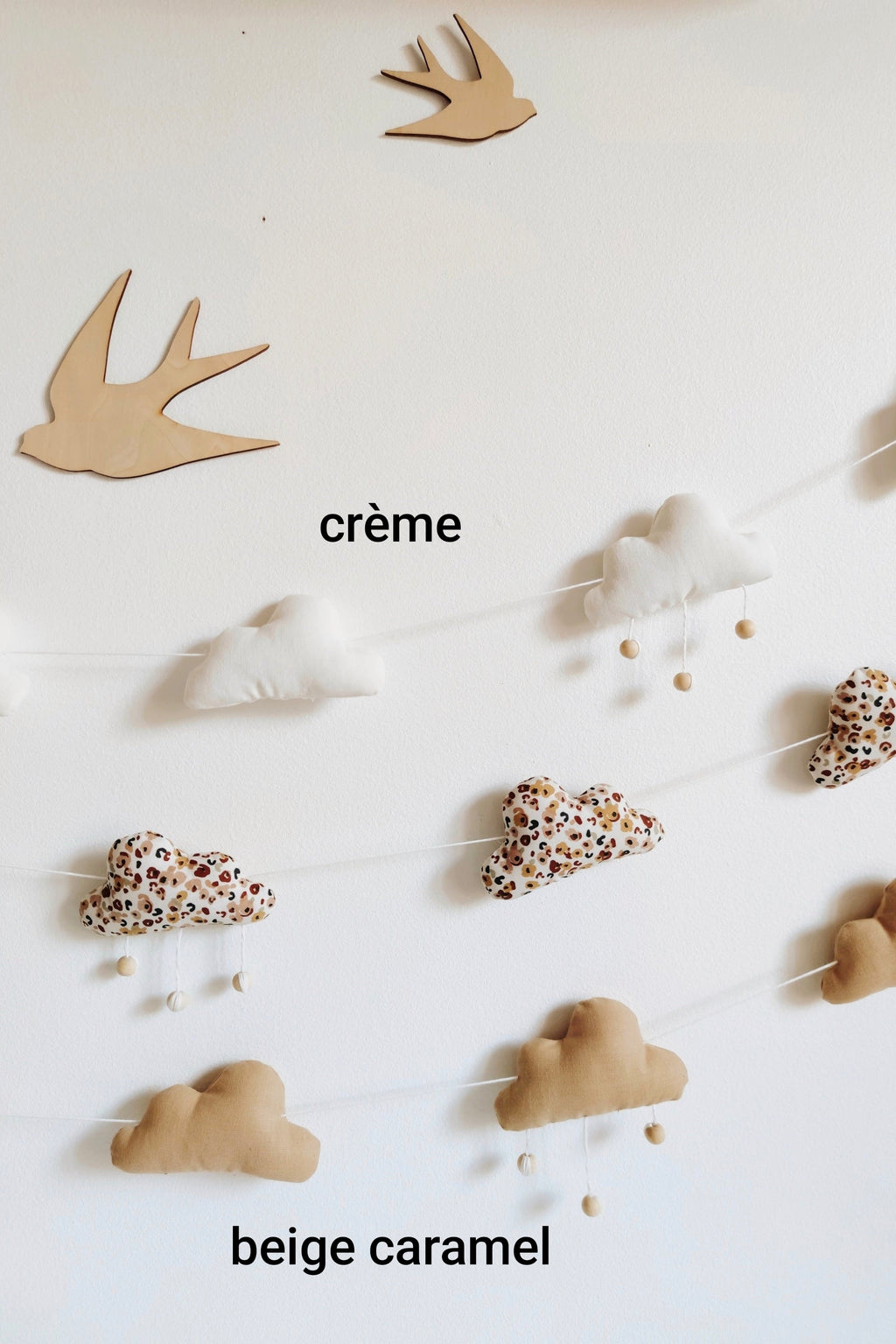 Photo holder garland - Yellow &amp; orange