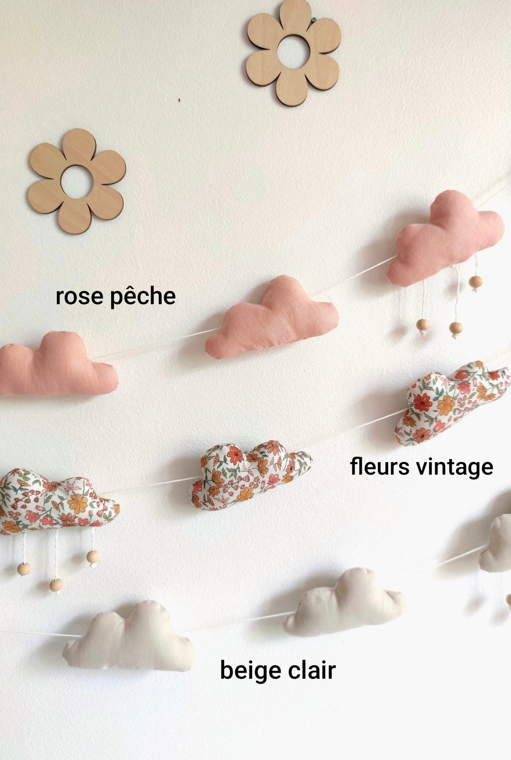 Photo holder garland - Yellow &amp; orange