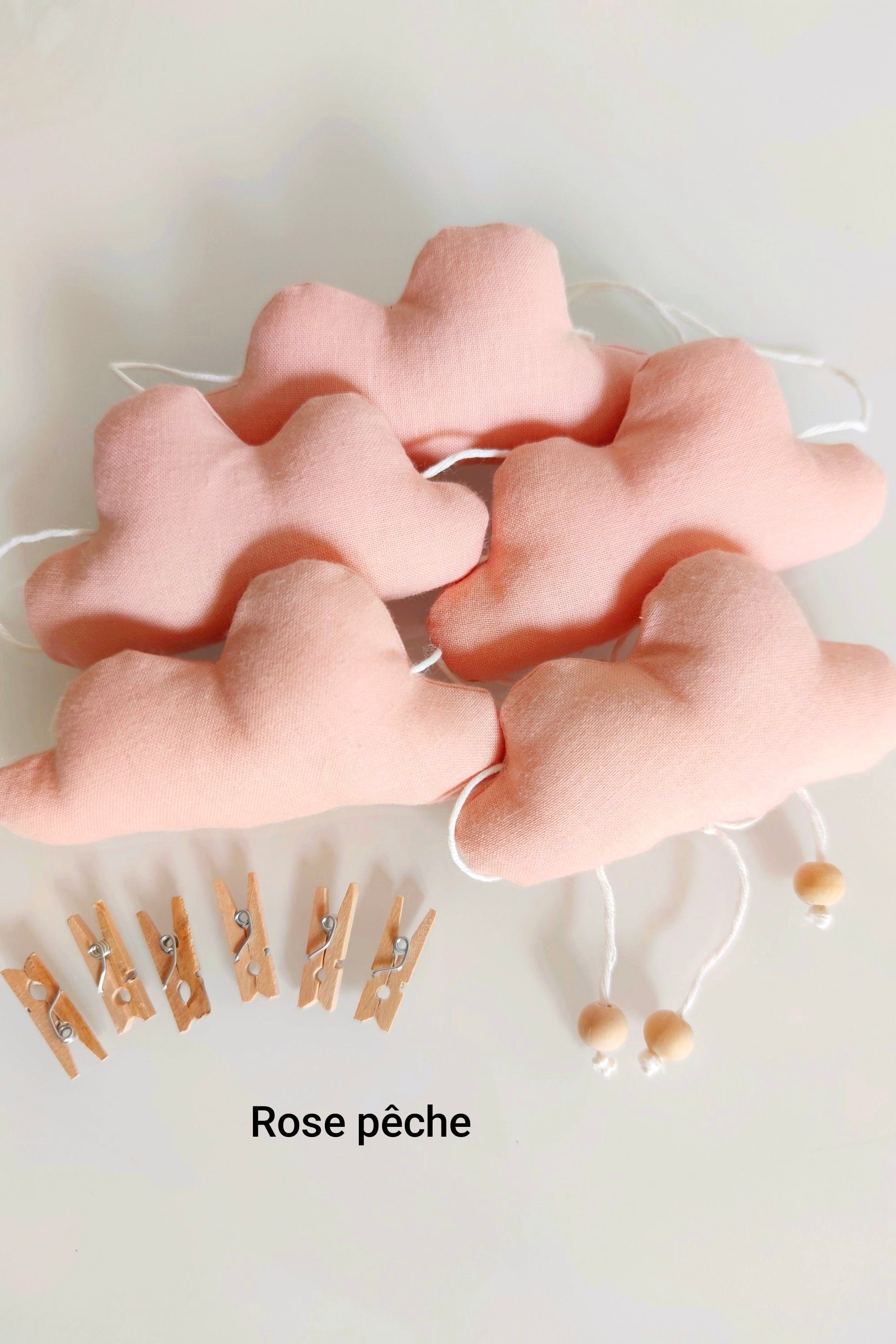 Photo holder garland - Yellow &amp; orange