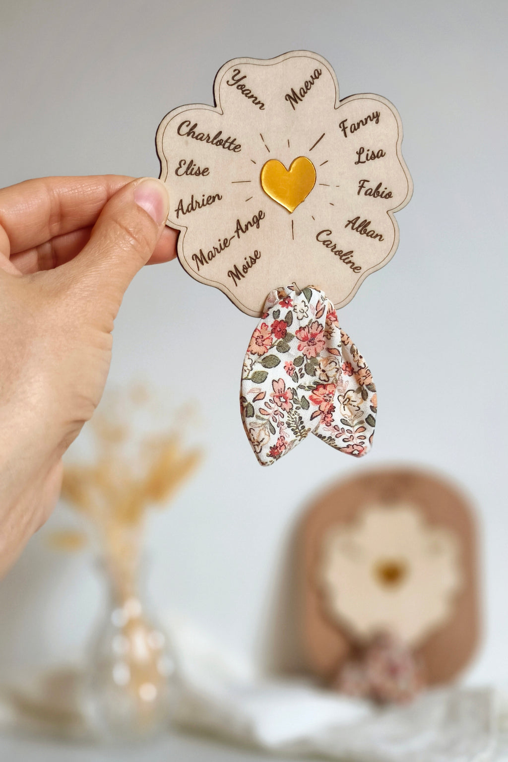 Fête des grands-mères / Magnet personnalisé avec les prénoms des petits enfants 💌