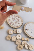 12 disques "mois" - carte étape