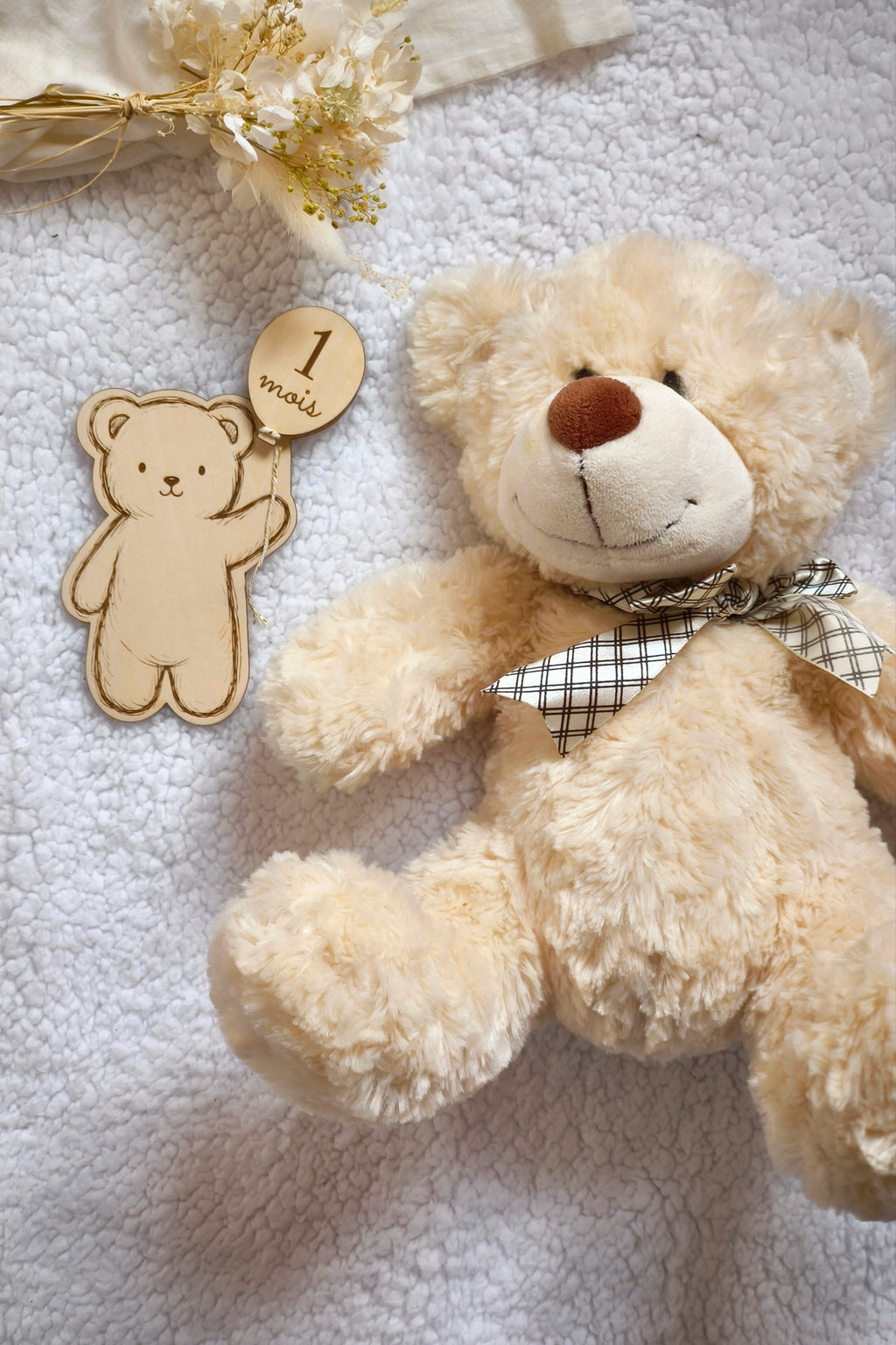 Carte annonce & étapes Nounours