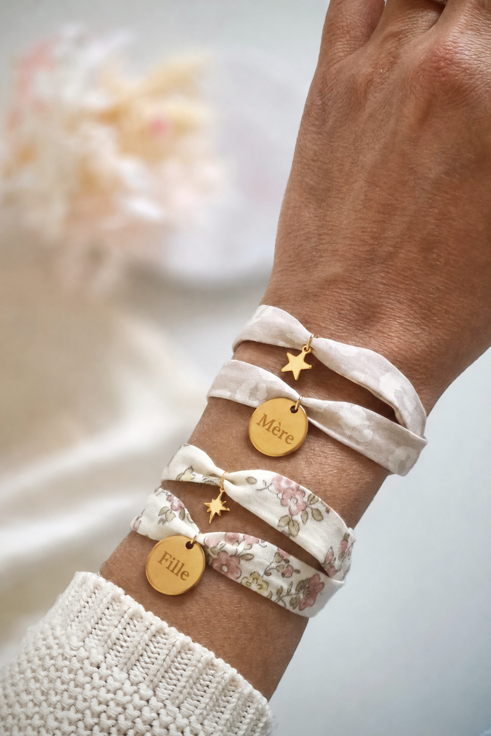 Bracelet personnalisé - Fête des Mères