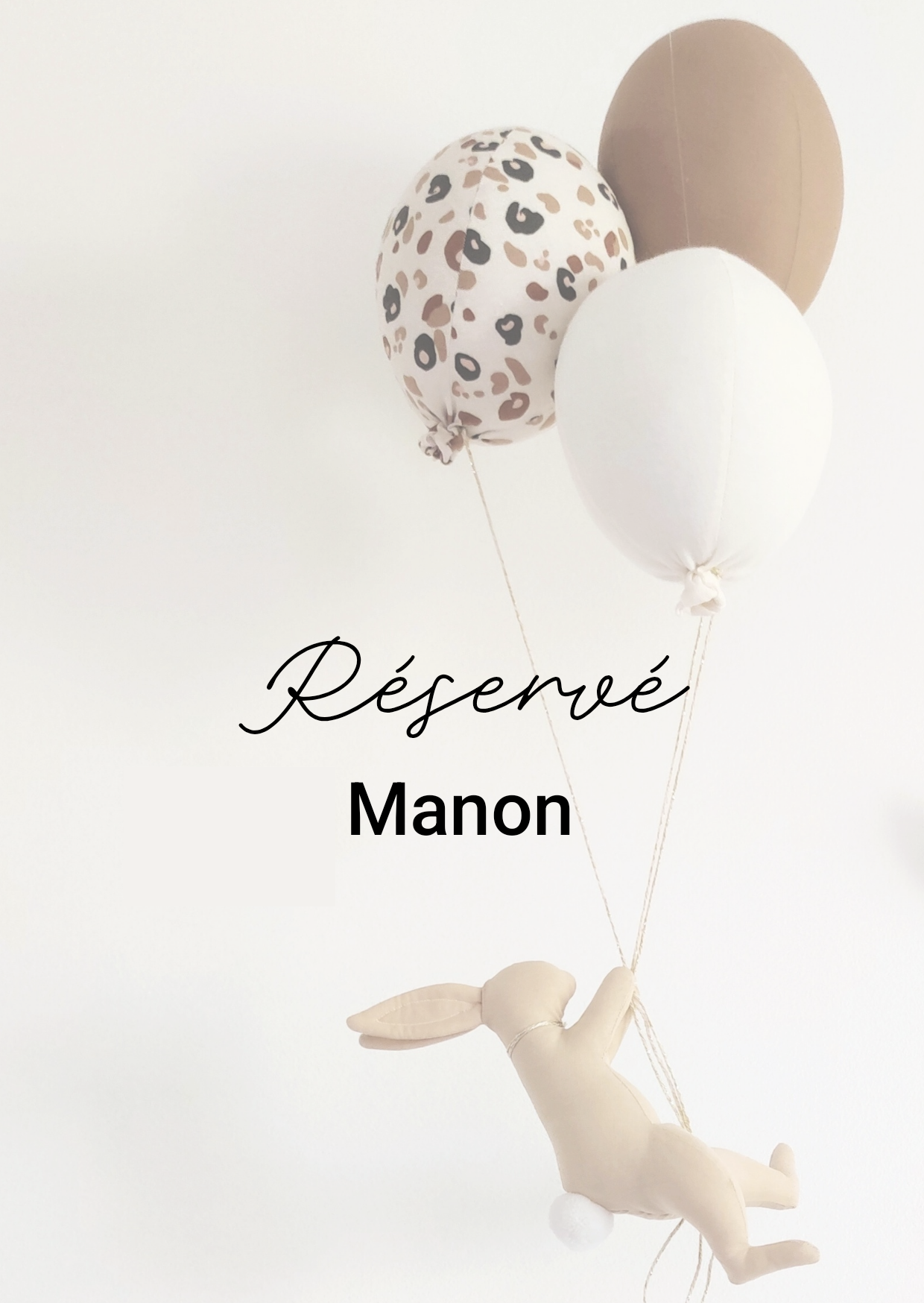 Réservé Manon - suspension ballons