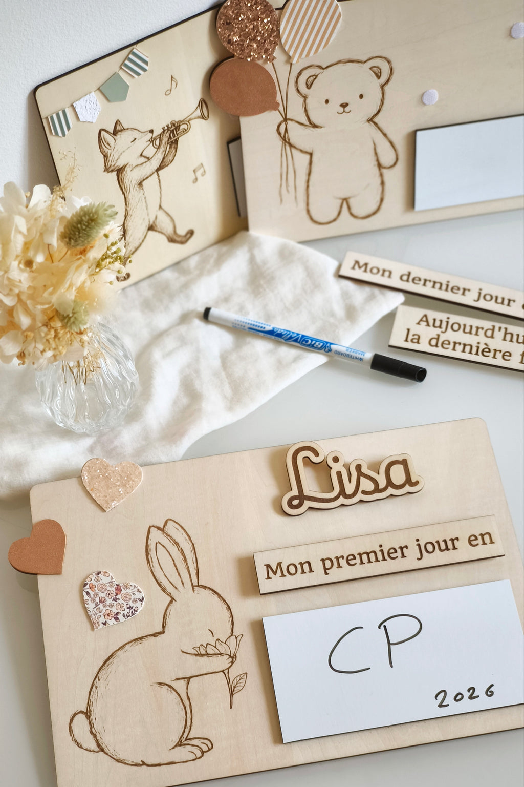 Pancarte Rentrée Scolaire - Animaux