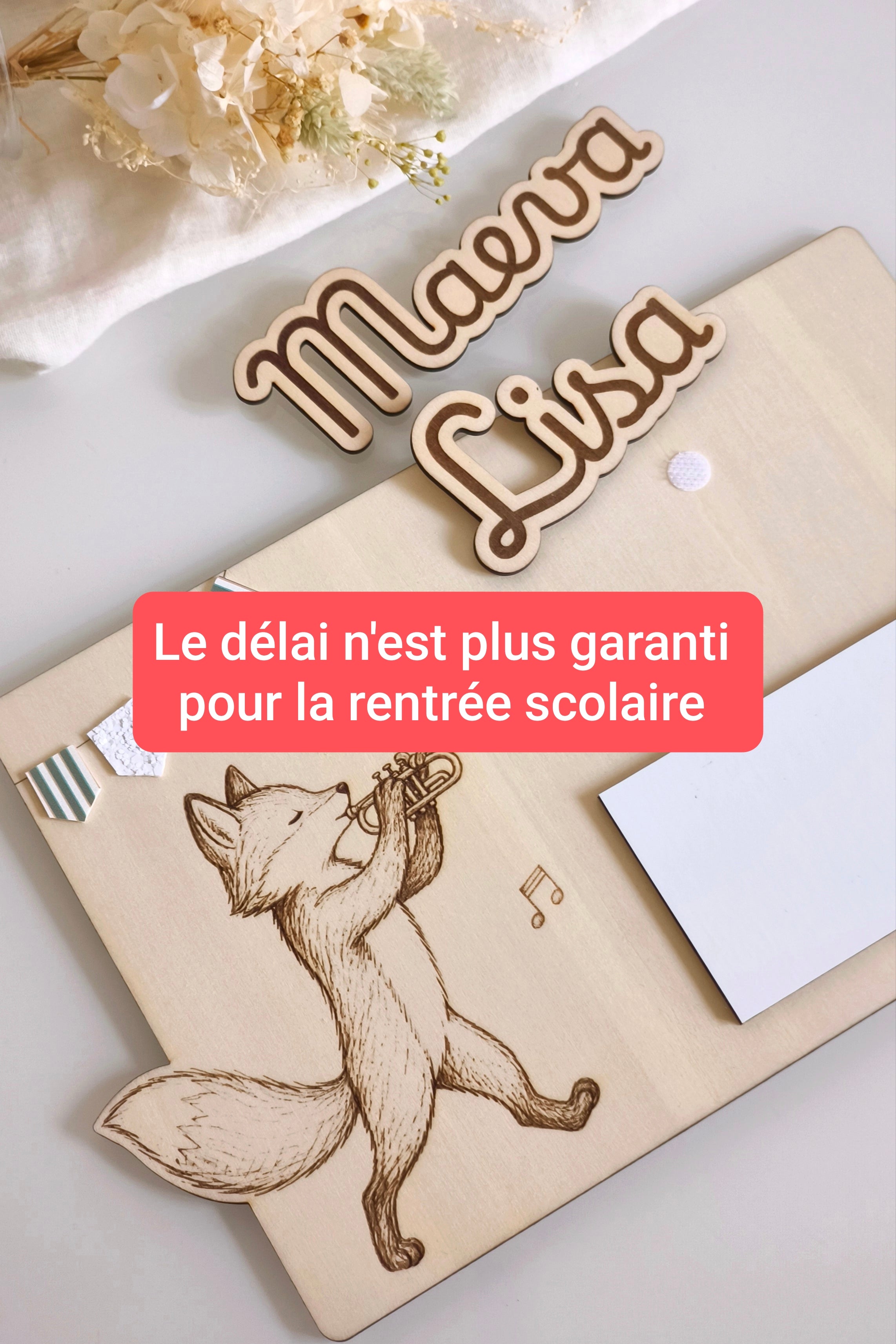 Pancarte Rentrée Scolaire - Animaux