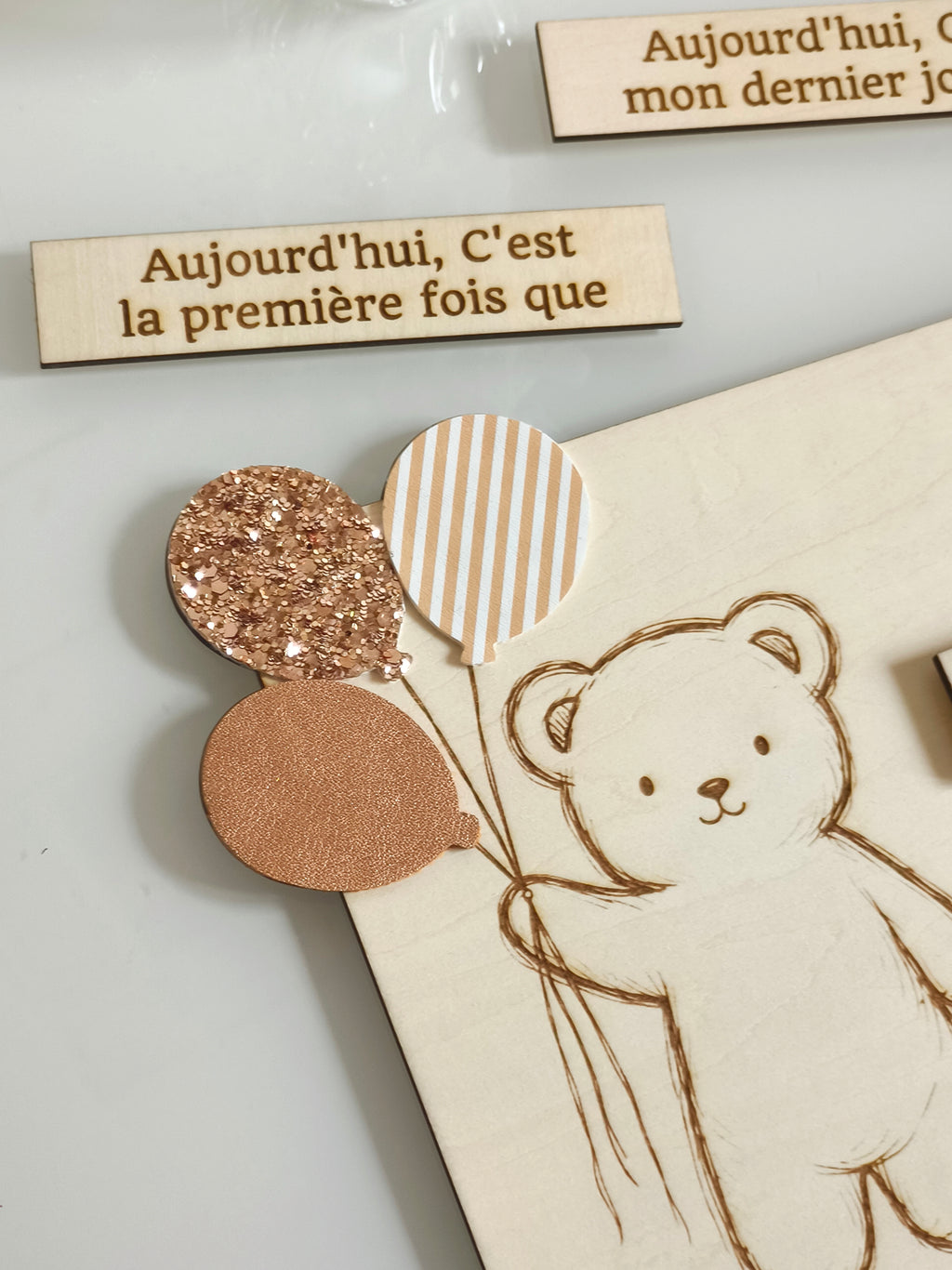 Pancarte Rentrée Scolaire - Nounours (Prototype)