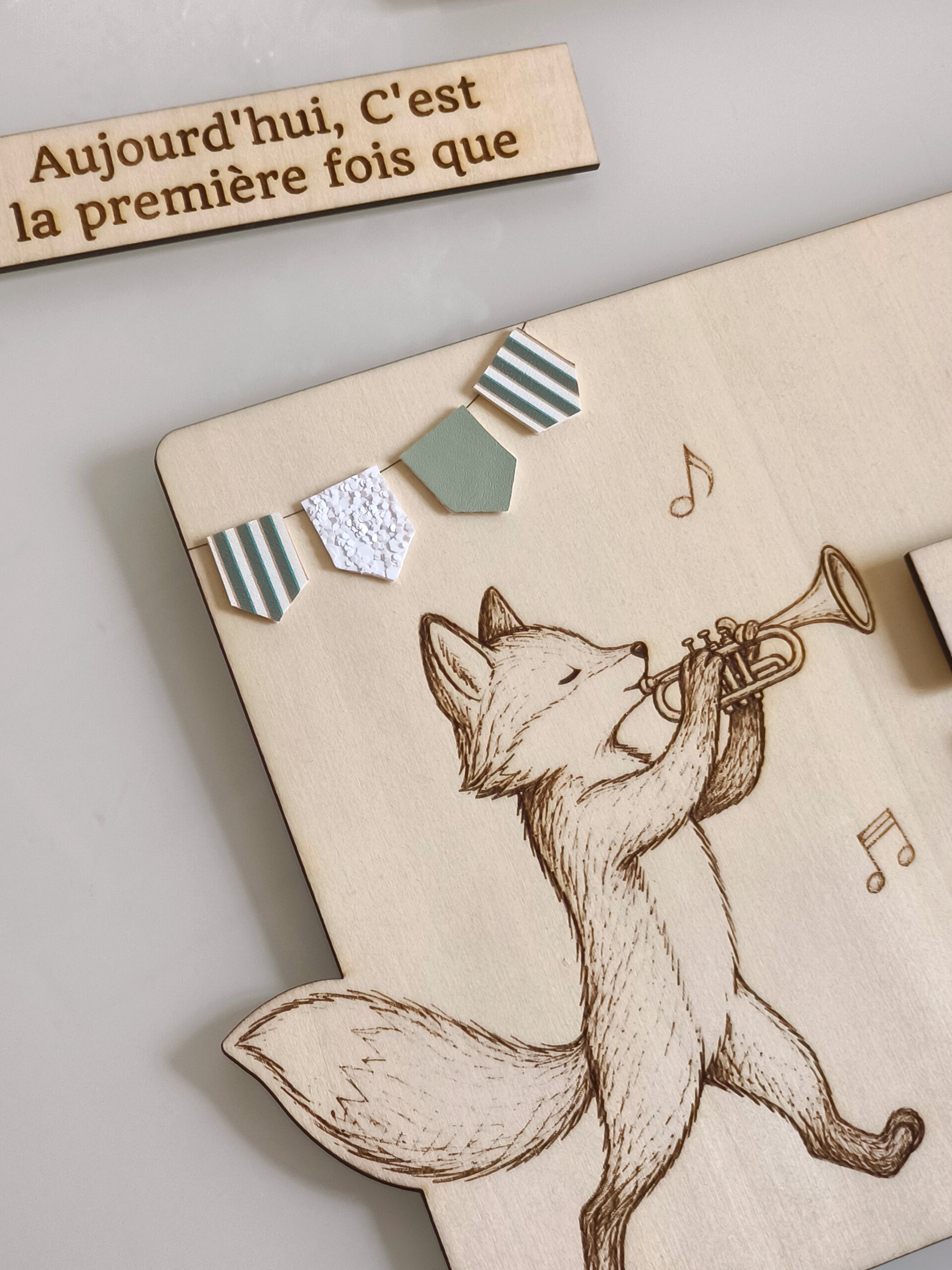 Pancarte Rentrée Scolaire - Renard (Prototype)
