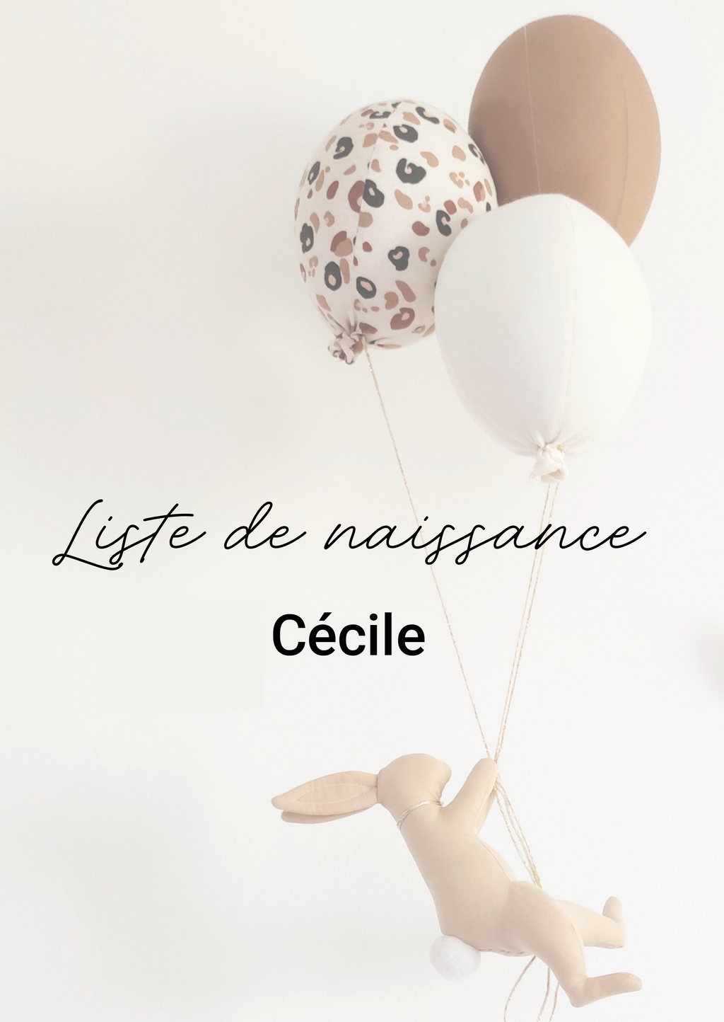 LISTE DE NAISSANCE - Cécile